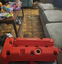 Honda K Series K24 K20 Type R Rsx Valve Cover Jdm Wrinkle Red
