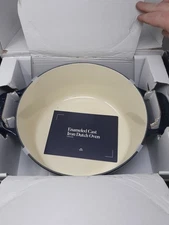 Made-In Dutch Oven 5.5 QT Enameled Cast Iron Blue - New Other