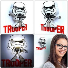3D FX Deco LED Night Light Star Wars Mini Stormtrooper Trooper Wall Decoration