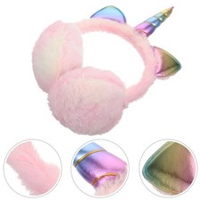Unicorn Earmuff for Winter Cute Earmuffs Fur Ears Headband Thermal Warmer