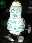 1963 Marx Hanna Barbera Jetsons Rosie the Robot Tin Wind-Up Hopping Figure