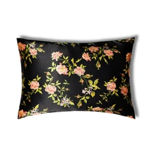 NOCHKA 100% Pure Mulberry Silk Pillowcase 22mm 6A Wild Rose - Handmade in USA