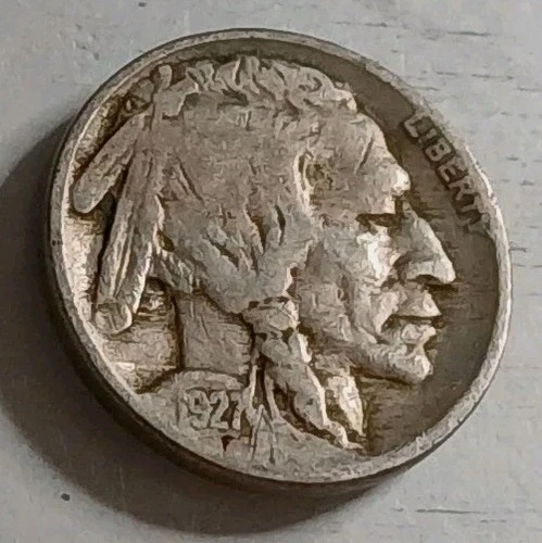 1927-P Buffalo Indian Head Nickel ~ Free Shipping! #2
