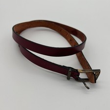 Levi's Vintage Brown Genuine Leather Belt - Made in USA - Womens Size 31 - 34