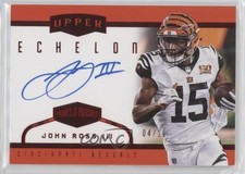 2017 Panini Plates & Patches Upper Echelon Red 4/10 John Ross III Auto no9