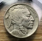 1937-P Buffalo Nickel - Actual Coin Shown - Free Shipping & Tracking INV#45