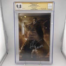 The Boys #1 CGC SS 9.8 Signed & Sketched Karl Urban “Butcher” Beard