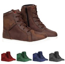 Waterproof leather motorcycle sneakers   Tour...