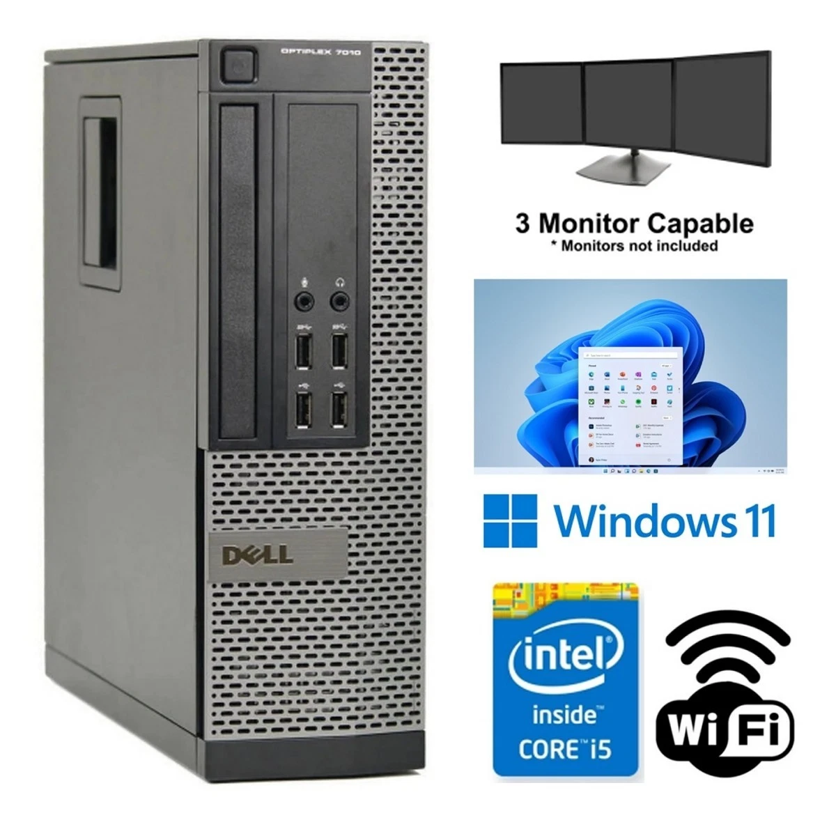 Настольные ПК и моноблоки Dell OptiPlex 7010 8 ГБ - огромный выбор