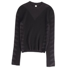 Hermes Knit 23AW Sweater Long Sleeve Wool Silk Cashmere Top Womens Used MOLO-0