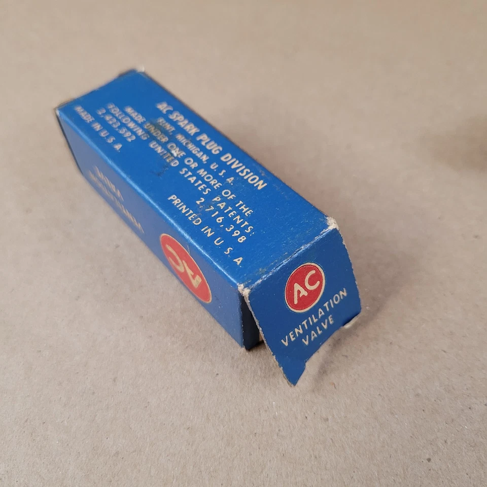 Nuevo como nuevo Chevy Corvette 1962 283 PCV válvula de ventilación AC CV-202 GM 5646178 Foto 2 de 4
