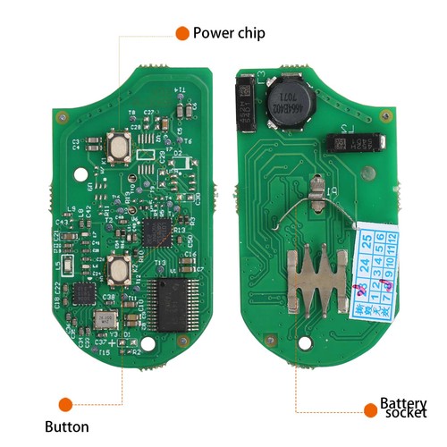 For BMW Motorcycle Smart Key Smart Remote Card Key 8A Chip 2 Buttons 433.92 MHz - Picture 5 of 7