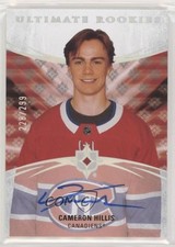 2020 Upper Deck Ultimate Collection Rookies /299 Tier 1 Cameron Hillis Auto 0p96