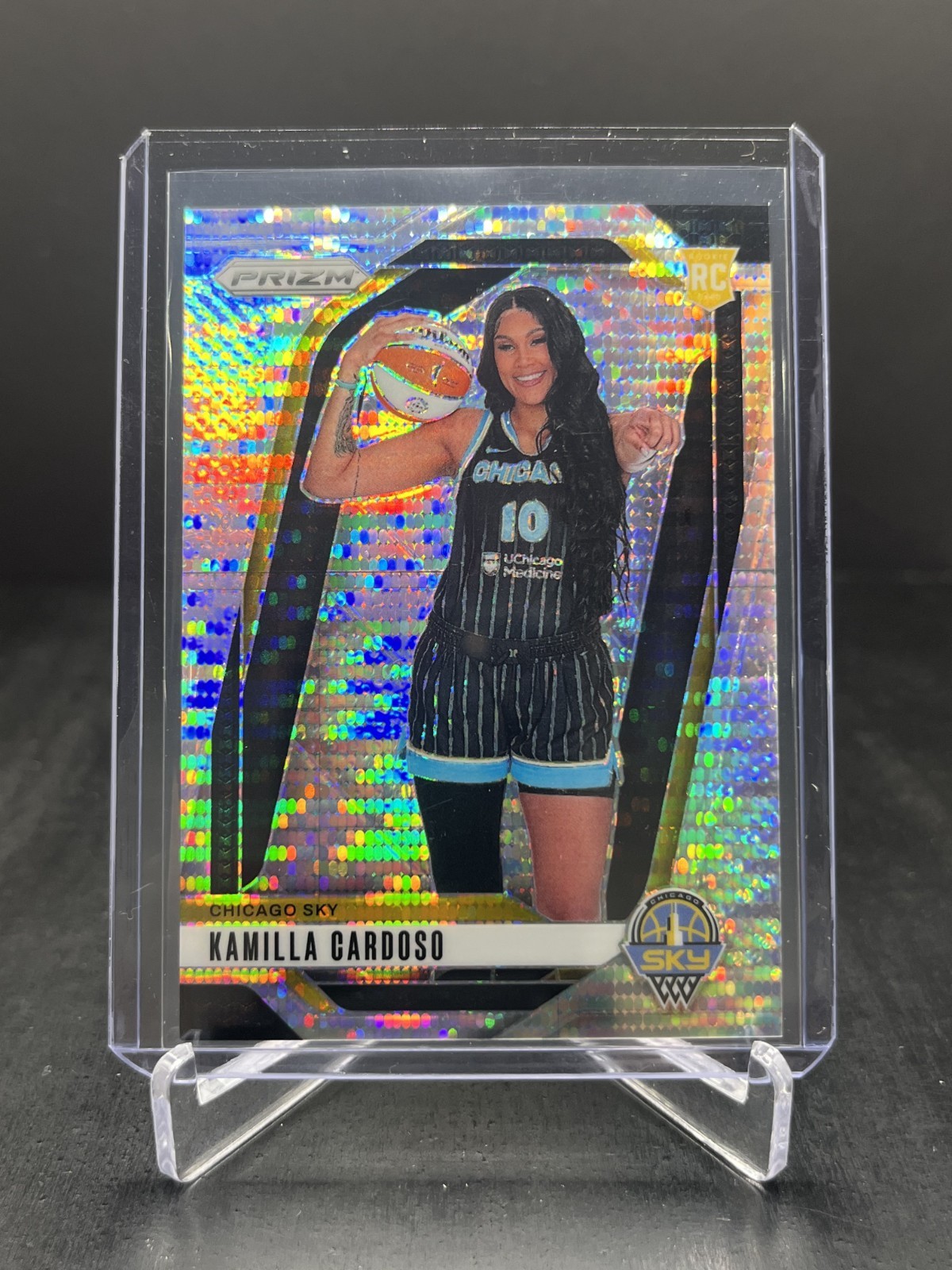 2024 Panini Prizm WNBA Basketball Kamilla Cardoso RC Rookie Pulsar 421/499 #149