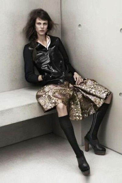Women Marni Jacket Black Leather 38 / M / 46