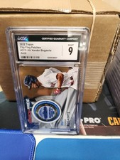2022 Topps Xander Bogaerts City Flag Patch Commemorative Relics Gold CGC 9