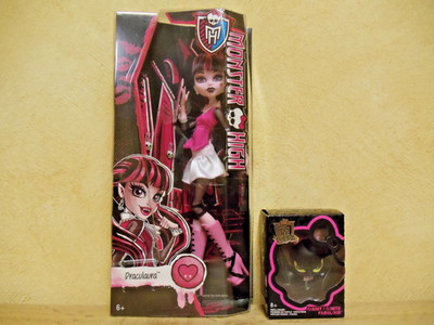 Monster High Draculaura Basic 1. Wave Original Collection 2014 + Pet, NEU & OVP