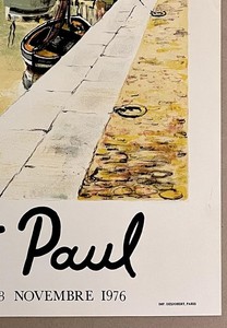Paul PETIT - Affiche originale d'exposition en lithographie, la Galerie André Weil, Paris - vue 5 sur 5