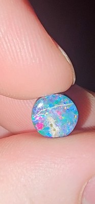 1.7 ct australian opal doublet BRIGHT RED FLASH