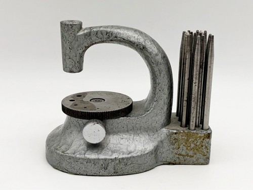 Potance & Punches Vintage Soviet Watchmakers Tool Anvil for Watch Repair USSR - Picture 3 of 12