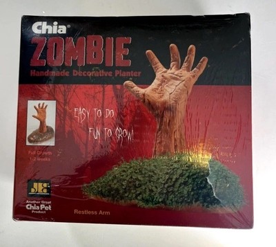 (NEW) Chia Pet - Zombie Restless Arm - Handmade Decorative Planter