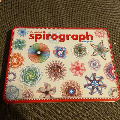 Spirograph original from Hasbro metal box Missing Putty