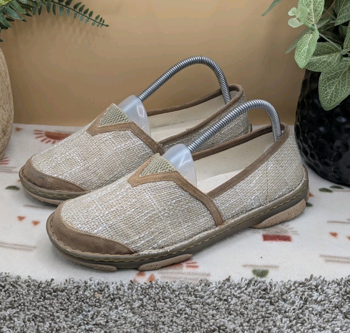 SAOLA Scarpe Tony Lama slip on donna misura 8 5 suola spessa passeggio escursionismo