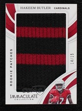 2019 Panini Immaculate Rookie Logos 14/15 Hakeem Butler #RL-16 Patch 0c3