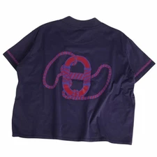 Hermes 23SS T-SHIRT CUT-SEW TOUCH MOCK NECK SHORT SLEEVE LADIES 38 Used MOLO-0