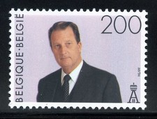 Belgium 1532 MNH, King Albert II Definitive Issue from 1995.
