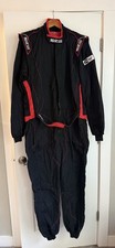 Sparco Racing Suit Size 62 Xxl Black Red