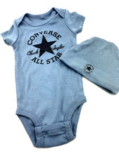 Converse All Star Baby Size 3-6m Boys Bodysuit Matching 2pc Set