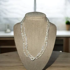 Multi-Strand Freshwater Rice Pearls 14kt yellow gold
