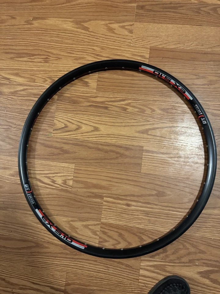 Pacote com 2 discos DT Swiss EX 5.1D aro 26" 32h preto Dh enduro Freedride all mountain  - Imagem 3 de 4