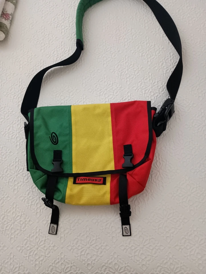 Timbuk2 11"x16"x5" Laptop Bolso Mensajero Tri-Panel Color Bandolera de Hombro Rasta Foto 2 de 4