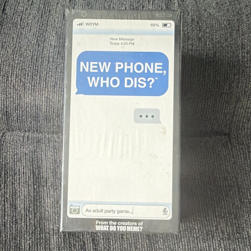 What Do You Meme? New Phone, Who Dis? Adult Party Card Game 17+ Complete