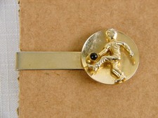 Vintage Gold Tone Bowling Tie Clip