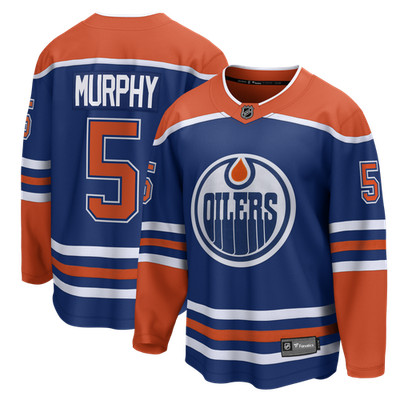 Men's Fanatics Connor Murphy Royal Edmonton Oilers Home Breakaway Jersey
