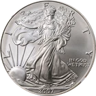 2007-W Silver American Eagle $1 NGC MS70 Burnished - STOCK