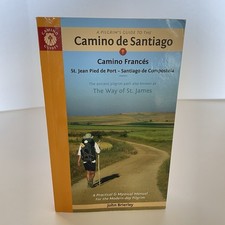 A Pilgrim's Guide to the Camino de Santiago by John Brierely 2023 Softcover Book