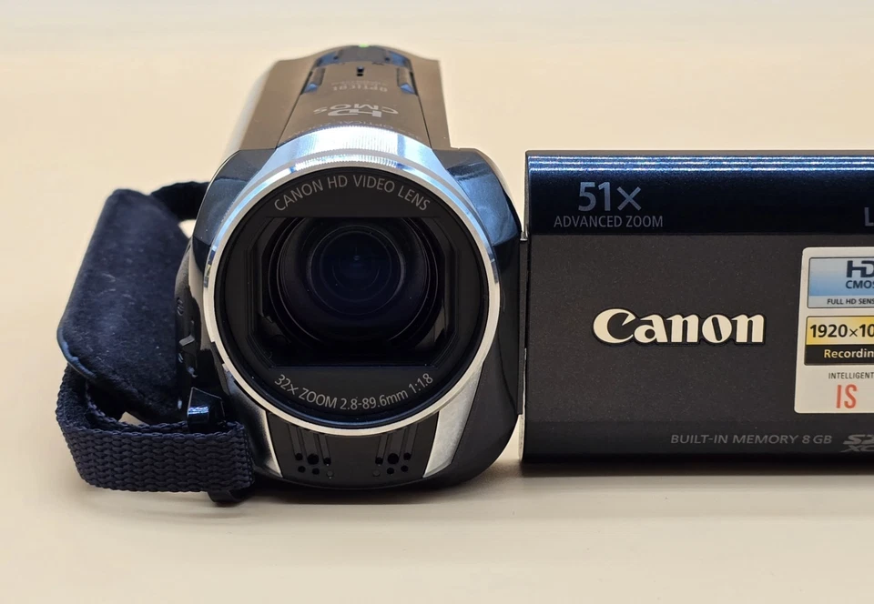 CANON LEGRIA HF R37 CAMCORDER DIGITAL HIGH DEFINITION VIDEO CAM 8GB MEMORY WIFI - Image 3 of 4