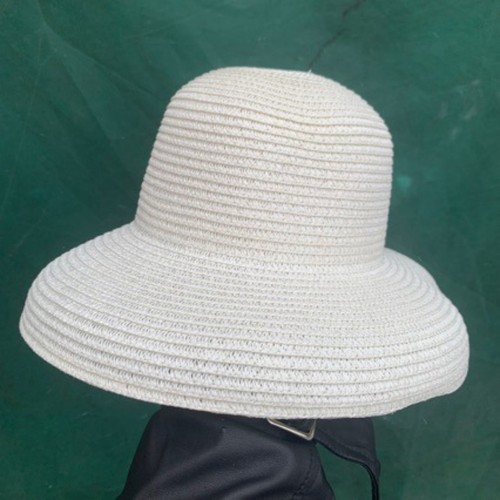 Summer Straw Hat Beach Sun Hats Handmade Women Wide Brim Classical Hepburn Style - Picture 16 of 16