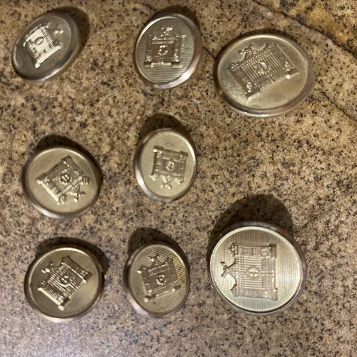 Brooks Brothers BOTTONI DI RICAMBIO set di 8 WATERBURY oro Brooksgate - Foto 2 di 6