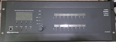 Crestron DM-MD8X8 8x8 Switcher: 5-DMC-C-DSP; 1-DMC-HD-DSP; 1-DMCO-55; 1-DMCO-53