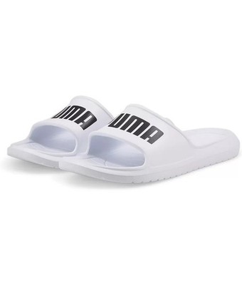 Puma Diveca v2 Lite Weiß Badelatschen Saunalatschen Schlappen Gr. 42 374823 04