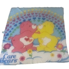 VTG CareBears Fleece Throw Blanket 2005 Soft Cheer  Funshine Bear Sweet Dream