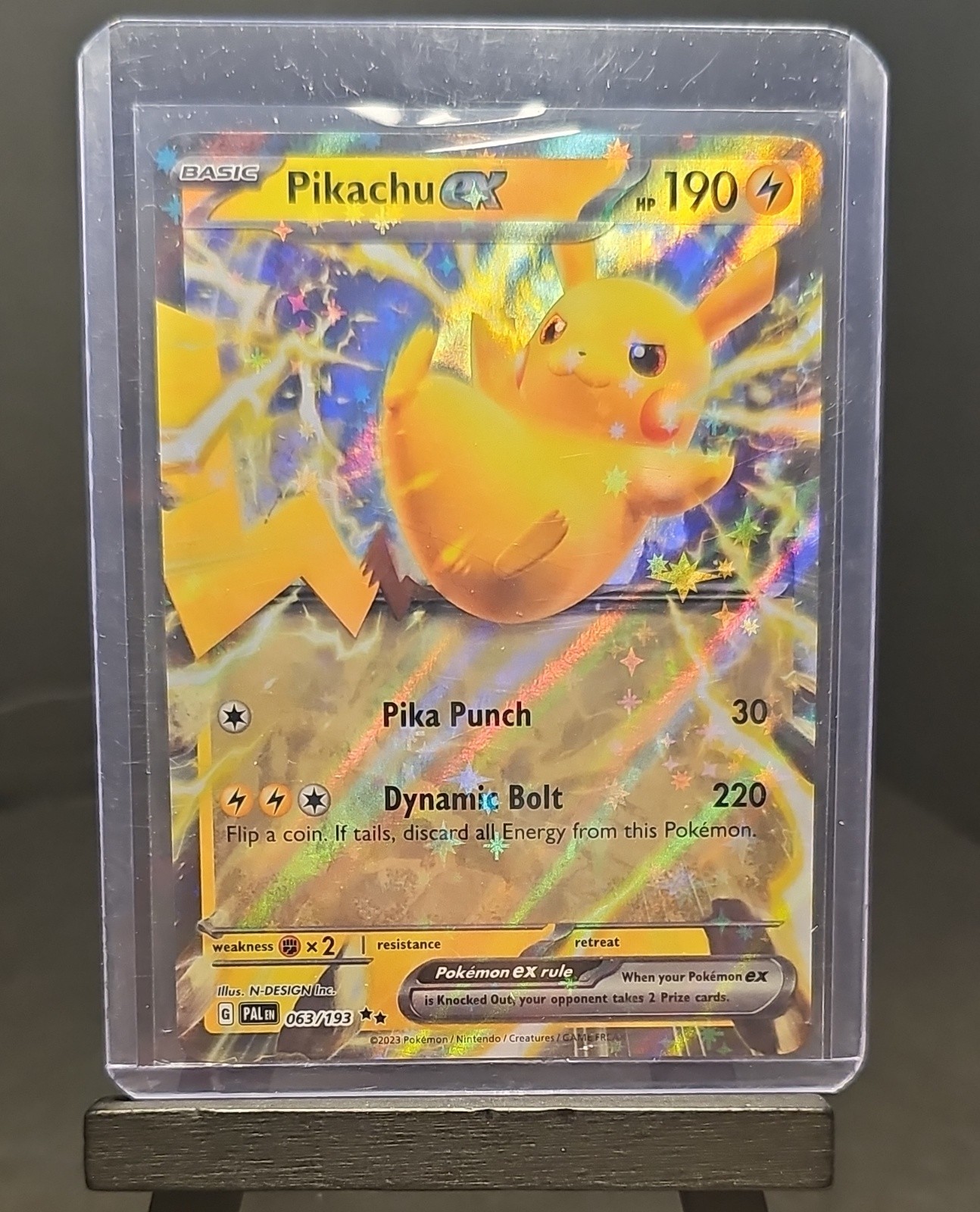 Pikachu ex 063/193 Sv02: Paldea Evolved Holo