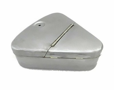 New Raw steel Vintage Bsa,Triumph,Ariel Triangular Tool Box