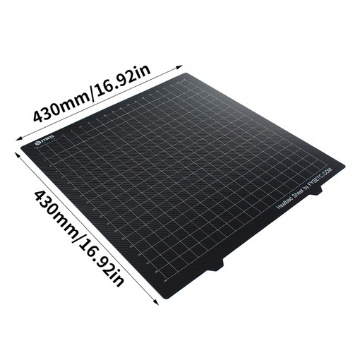 (without Magnetic Base )430x430mm PEI Build Plate 3D Print Bed Double TDW - Zdjęcie 6 z 11