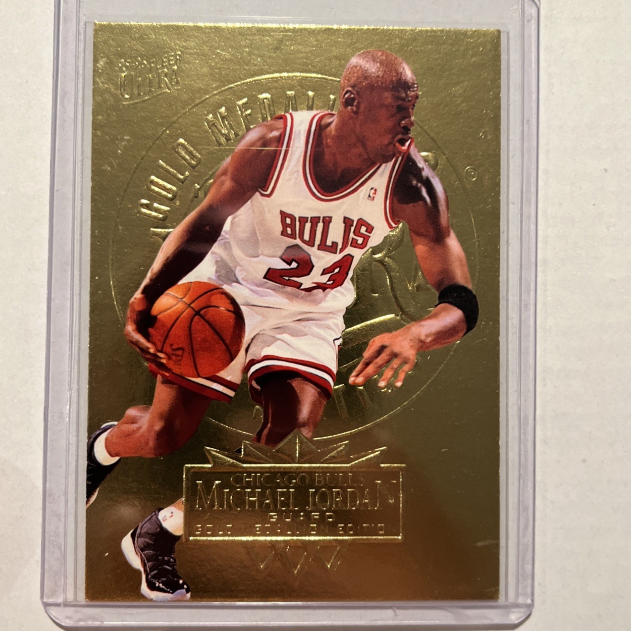 GOLD MEDALLION‼️ MICHAEL JORDAN POP. 358 Michael Jordan Gold Medallion Cards Pop! - 